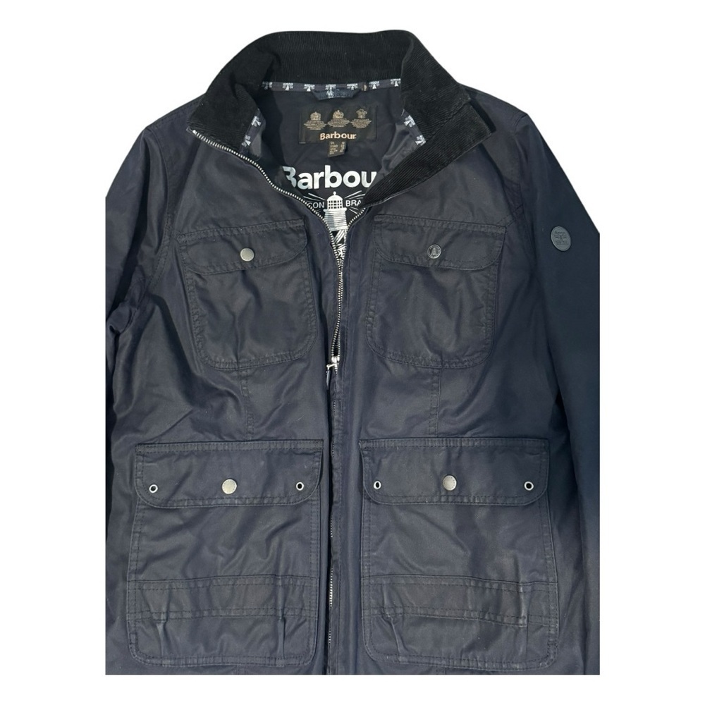Barbour Beacon Brand Jacket – Women’s US 14 (Navy) - Picture 3 of 7